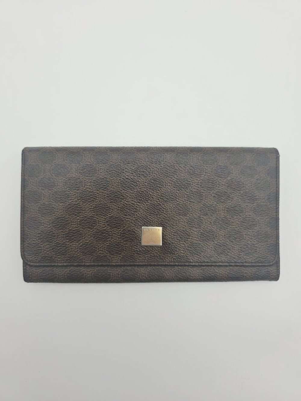 Celine Brown Monogram Long Wallet